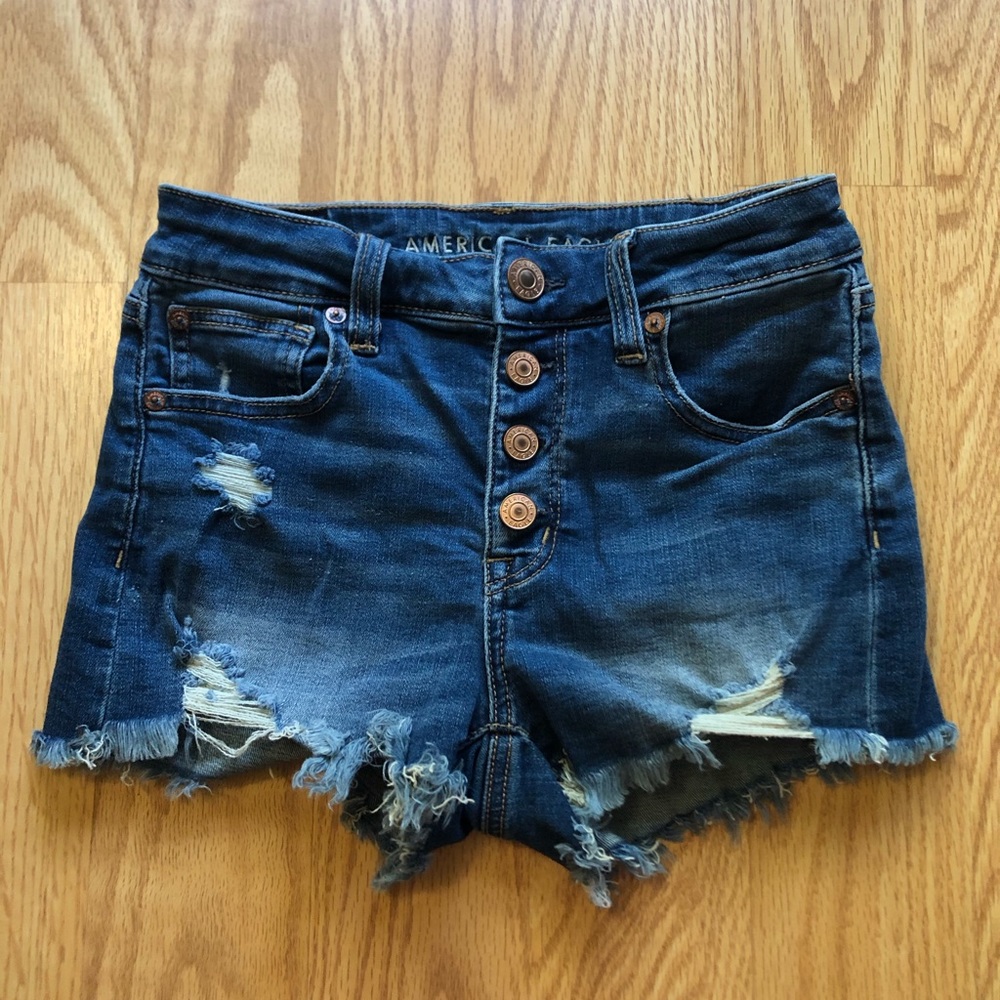 High-rise AEO Denim Shorts
